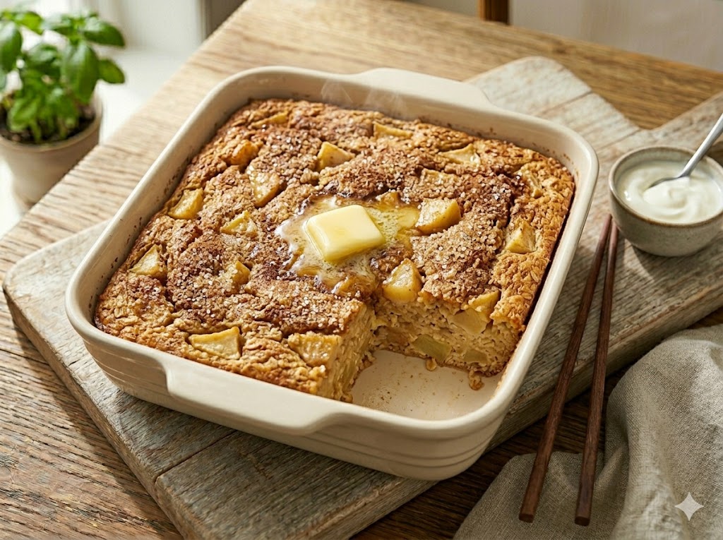 Apple Cinnamon Baked Oatmeal